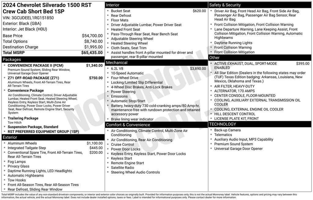 chevrolet silverado 1500 2024 3GCUDEEL1RG151850 image chevrolet silverado 1500 2024 3GCUDEEL1RG151850 image